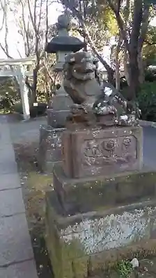 前原御嶽神社の狛犬