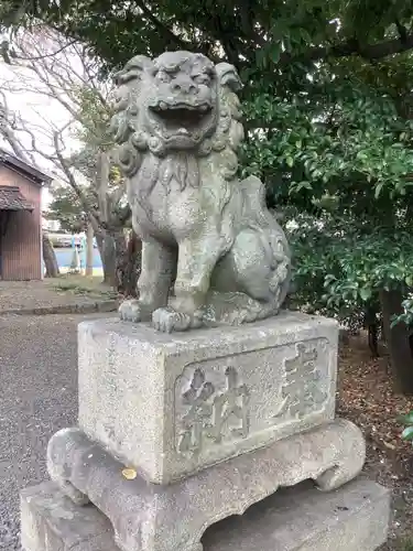 平坂熊野神社の狛犬