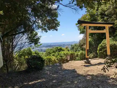 尾張白山神社の鳥居