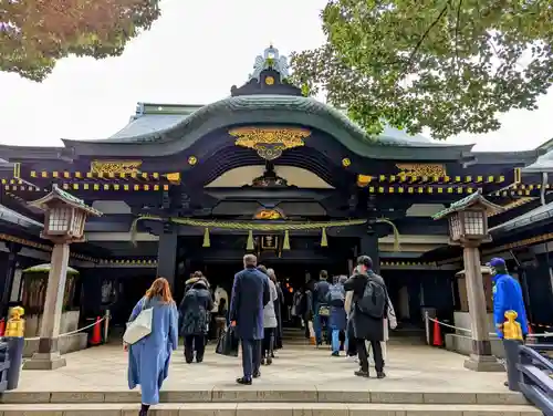 穴八幡宮の本殿・本堂
