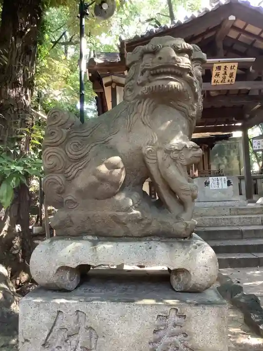 蝮ヶ池八幡宮の狛犬