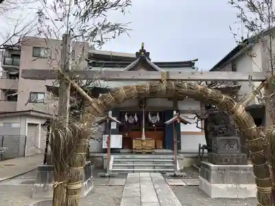 穏田神社の本殿・本堂