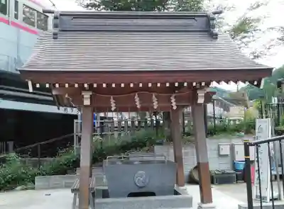 高尾山麓氷川神社の手水舎