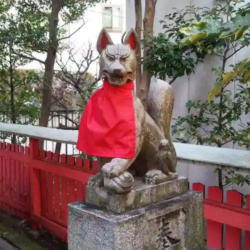 新井天神北野神社の狛犬