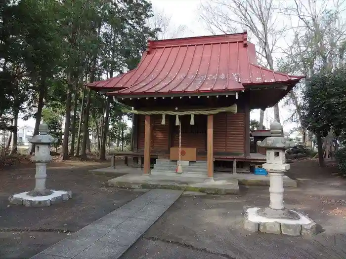 諏訪明神の本殿