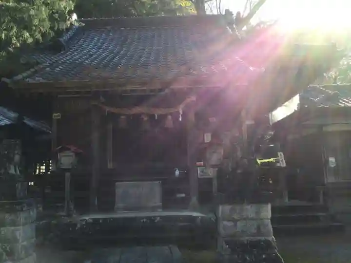 白瀧神社の本殿・本堂