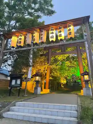釧路一之宮 厳島神社の鳥居