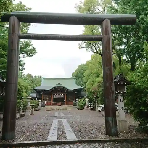 溝旗神社（肇國神社）の鳥居