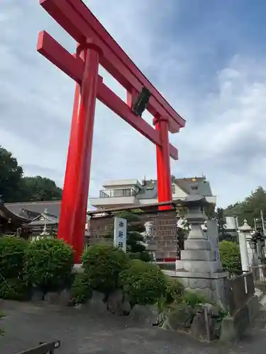 武州柿生琴平神社の鳥居