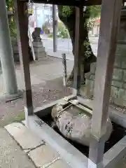 片山八幡神社の手水