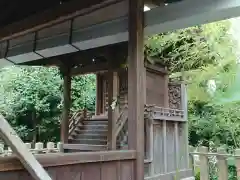 県明神社の本殿