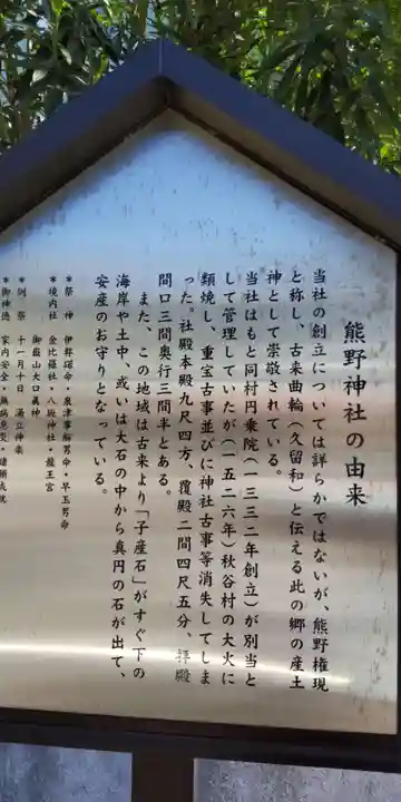 熊野神社の歴史