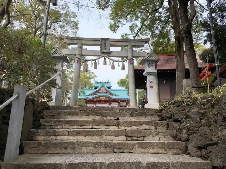 多摩川浅間神社の鳥居