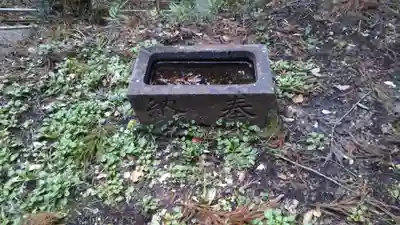 稲荷神社の手水舎