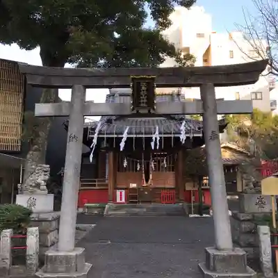 江島杉山神社の鳥居