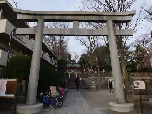 北澤八幡神社の鳥居