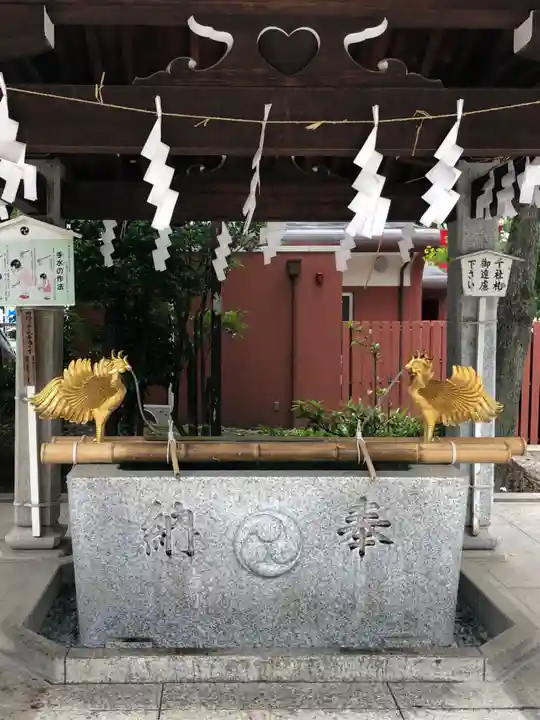 富岡八幡宮の手水舎