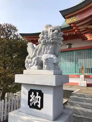 神戸神社の狛犬