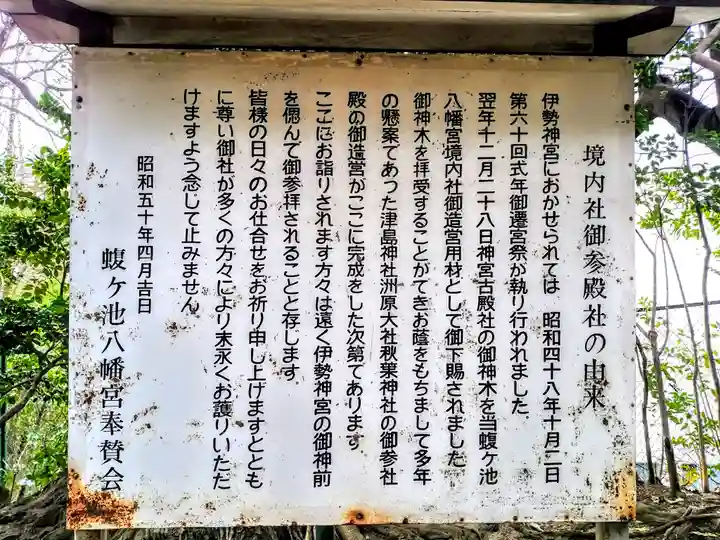 蝮ヶ池八幡宮の歴史