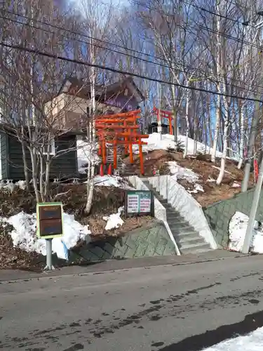 清田稲荷神社の鳥居