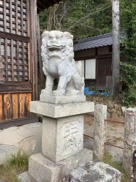 太部古天神社の狛犬