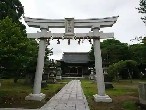 白山神社の鳥居