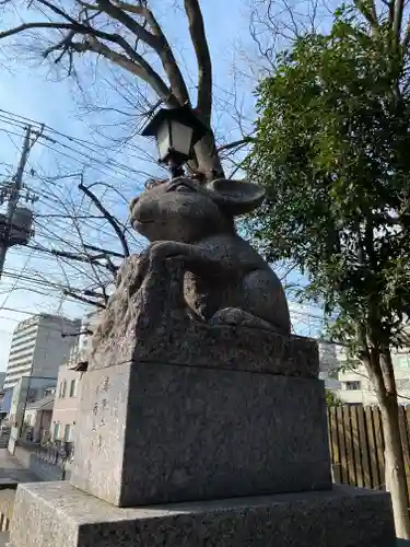 調神社の狛犬