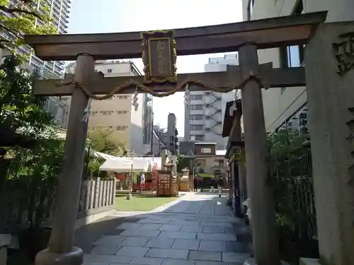 露天神社（お初天神）の鳥居