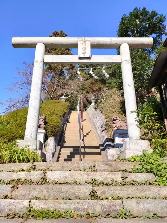 白山神社の鳥居