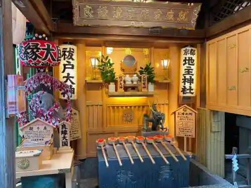 地主神社の本殿・本堂