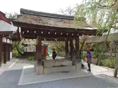 平野神社の手水舎