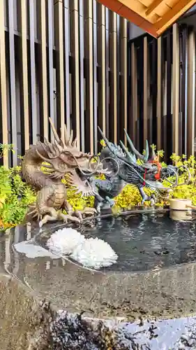 駒込妙義神社の手水舎