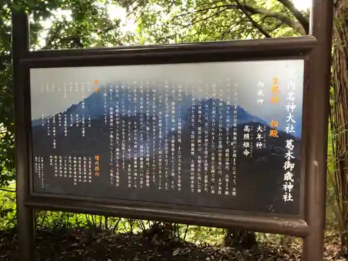 葛木御歳神社の歴史