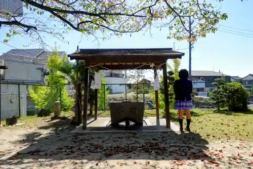 梶田神社の手水舎