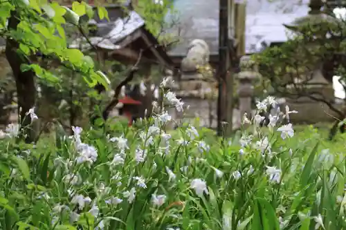 田村神社の庭園