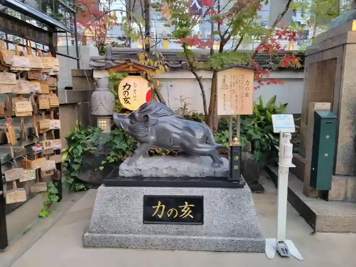 摩利支天 徳大寺の狛犬