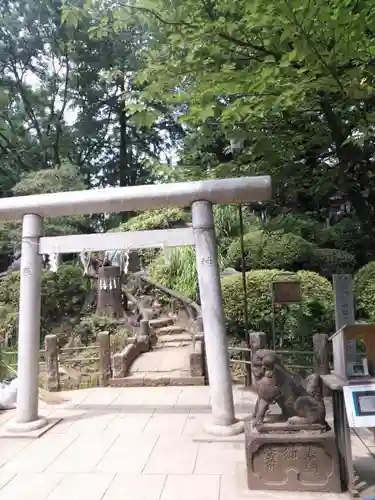 鳩森八幡神社の鳥居