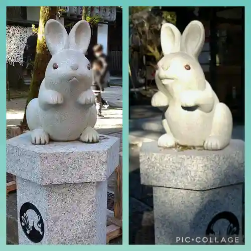 岡崎神社の狛犬