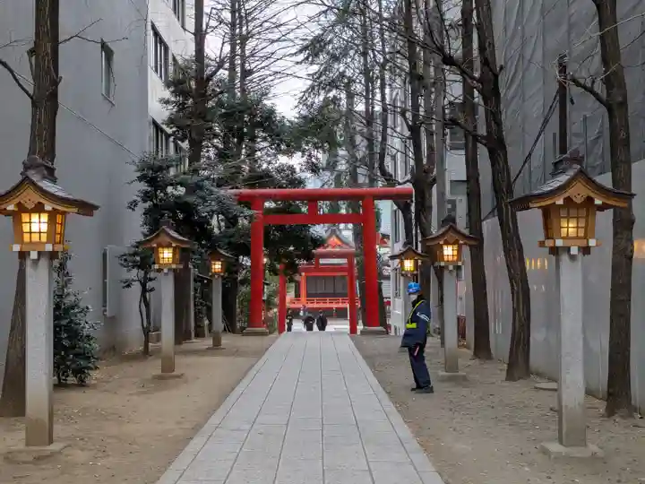 花園神社の鳥居