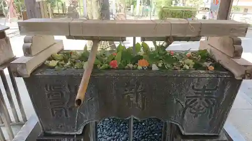 鳩森八幡神社の手水舎