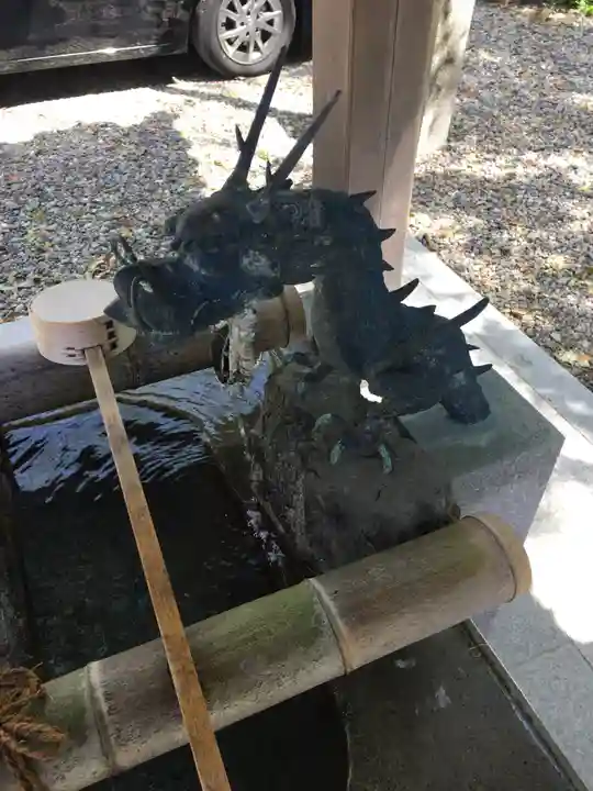 老津神社の手水舎