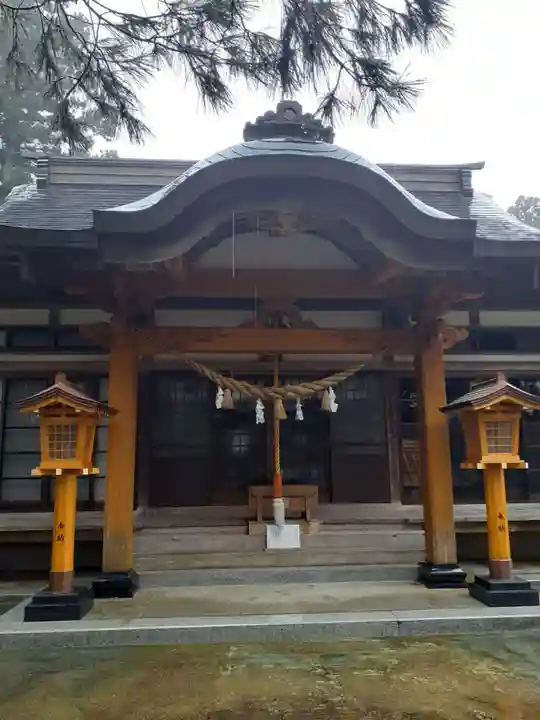 御賀八幡宮の本殿・本堂