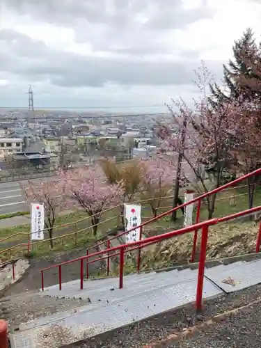 星置神社の景色