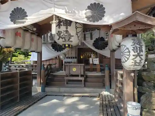 建部大社の本殿・本堂