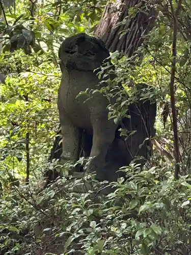 神明神社の狛犬