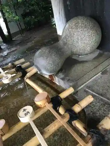 東郷神社の手水