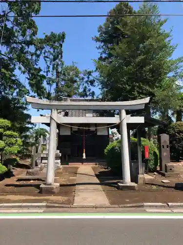 東狭山ケ丘熊野神社の鳥居