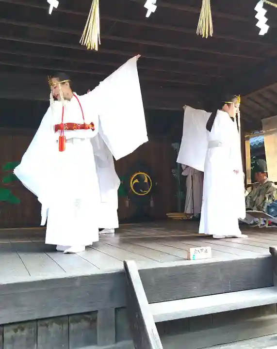 阿智神社の神楽