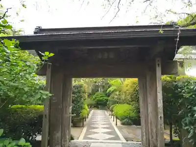 明月院の山門・神門