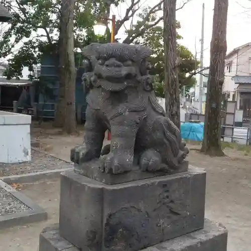 上小松天祖神社の狛犬